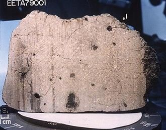 Meteorite martienne